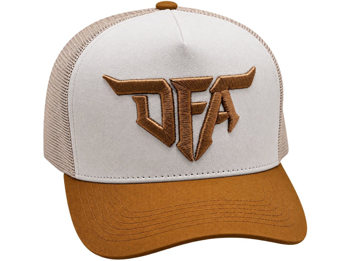 Boné DFA Branco OFF com Marrom