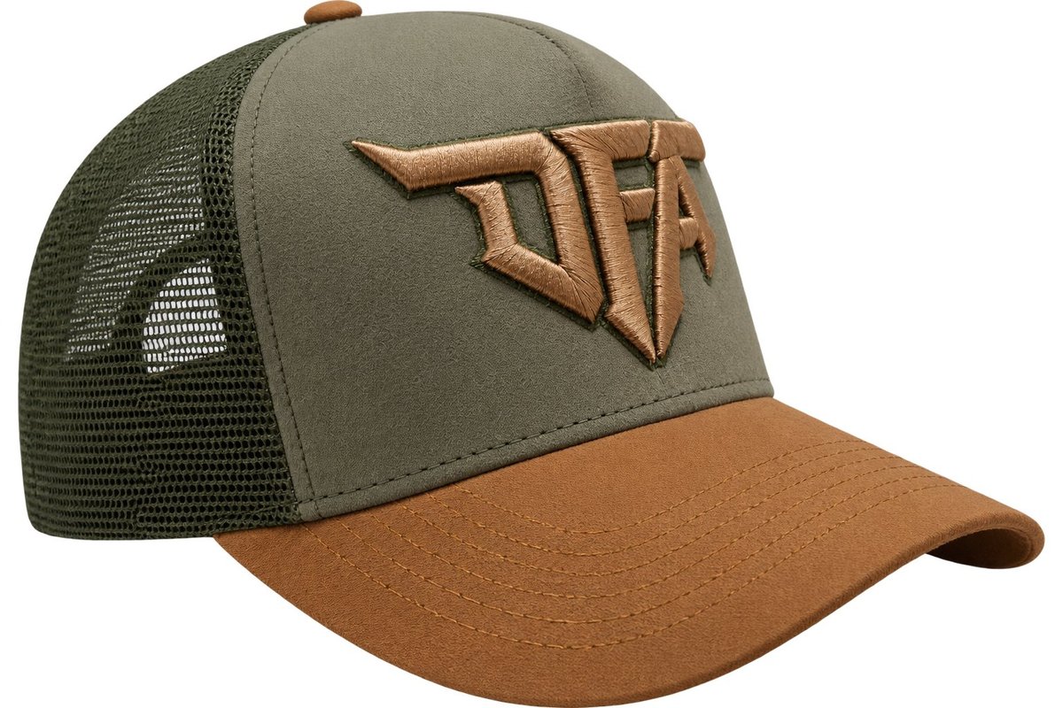 Boné DFA Verde Musgo com Marrom